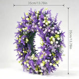 Artificial flowers simulation green plants all over the sky lavender Valentine's Day simulation garland home decoration artifici