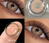 1pair Natural Color Contact Lenses for Eyes Fashion Blue Lenses Gray Pupils Brown Lenses Yearly Cosmetic Green Contacts