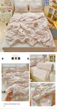 Class A Pure Cotton Summer Quilt Soybean Fiber Thin Quilt Princess Style Lace Ruffles Comforter Summer Air Conditioned Blanket
