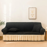 1/2/3/4 flying seat seersucker living room sofa cover elastic sofa cover elastic solid thickness elastic sofa cover