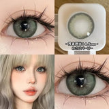 1 Pair/2pcs Lenses Blue Series Beauty Contact Lenses for Eyes Comestics Natural Pupil Eye Color Lens Myopia Brown Lenses