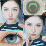 Halloween Cosplay Color Contact Lenses Cosplay Lens Anime Red Lenses Girl Tears Graduated Colored Lenses Makeup Eye Len