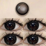 2pcs/Pair Yearly Blue New Color Contact Lenses for Eyes with Myopia Prescription Beauty Pupils Makeup Nature Eye Free Shipping
