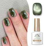 10ml Green Wormhole Cat Magnetic Gel Nail Polish 9D Glitter Soak Off UV LED Nail Art Varnish Manicure DIY At Home