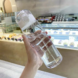 1PCS 780ML Sports Water Cups Plastic Anti Fall Primary School Students Portable Summer Tea Making Cups With Portable Bottles