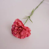 10Pc Moisturizing Latex Carnation Artificial Real Touch Silk Flower Mother's Day Bouquet Gift Wedding Home Party Decor Carnation