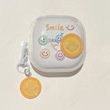 Cute Cartoon Clear Earbuds Cover For Samsung Galaxy Buds 2 Pro Buds FE Live Buds2 Pro Buzz 2 Pro buzz2 Case Lovely Bracele Funda