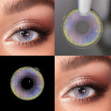 Colored Contact Lenses Lalens Lovejoy Blue Green Violet Pink Purple Color Contacts Eye Lens Eyes Half Year 2Pcs