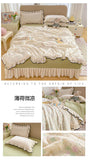 Summer Cooling Quilt Soft Skin-Friendly Air Conditioning Thin Blanket Single/Double Washable Home Textile Princess Wind Style