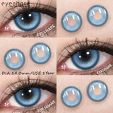 Halloween Color Contact Lenses Cosplay Red Eye Makeup Lenses Blue Pink Anime Eyes Contacts for Party Green Beauty Lens
