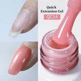 Wine Red Jelly Gel Nail Polish Glitter Nude Translucent Quick Extension Gel Semi Permanent Varnish UV Gel Nail Art 1