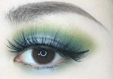 1 Pair Blue Contacts Makeup Eye Lenses 14.2mm Yearly Disposable Exotic Cosmetic Color Lens for Women
