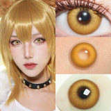 1Pair Hot Sales Color Contact Lenses for Cosplay Myopia Anime Grey Lens Cosmetics Beauty Pupil Contacts Fast Shipping