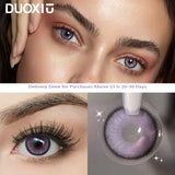 1Pair Color Contact Lens Pupils High Quality Cosmetic Blue Gray Makeup Myopia Degree -0.00 to -8.00 Fast Shipping