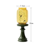 Elegant Candle Holder Tea Ceremony Glass Ceramic Aesthetic Decor Incense Candlestic Stand Atmosphere Ornament Gift
