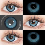 1 Pair of Natural Colored Contact Lenses Prescription 14.5mm Half Year Disposable Small Pupil Myopia Color Contacts