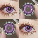 2pcs Cosplay Color Contact Lenses Anime Golden Yellow Pupil 6months Halloween Cute Eye Circle Lens 14.2mm