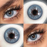Colored Contact Lenses Lalens Unspoken Brown Blue Green Gray Black Color Contacts Eye Lens Eyes Half Year 2Pcs