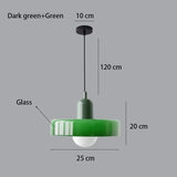Nordic Retro Glass Pendant Lamps Indoor E27 LED Chandelier Living Room Dining Room Bedroom Kitchen Decorative lights Fixture