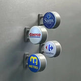 Glowing Mini Fridge Magnets Light Box Coffee Beer Illuminated Home Decor Accessories Japanese Underground Iron Family Rosen