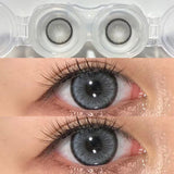 2pcs Natural Grey Contact Lenses with Diopters Cosmetic Contact Lens Yearly Beautiful Pupil Contact Lenses Free Shipping