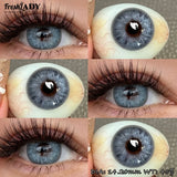 1 Pair Brown Colored Contact Lenses Natural Gray Pupils Eyes Contact lenses Green Soft Contact Lenses 14.20mm
