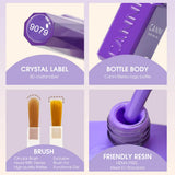 Nail Gel Polish Gorgeous Color Great Coverage Texture TPO Free Semi Permanent Nail Varnish Soak Off UV LED Gel