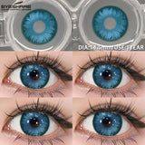 1 Pair Colored Contact Lenses Pink Contact Lenses Purple Fashion Makeup Contact Lenses Eye Cosplay Lenses Yearly Use