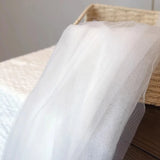 Ikeehome  Set of 2 Wedding Arch Mesh Draping Fabric Sheer for Easter Bridal Shower Backdrop Outdoor Party Arches Church Ceremony Decoratio