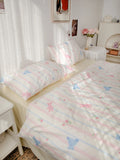 Adorable Pure Cotton Children's Room Bedding Set Snail Tower S Cute Print Duvet Cover Pillowcase Bed eet Quilt Set