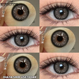 1 Pair Colored Contact Lenses for Eyes Natural Brown Contact Lenses Fashion Lenses Brown Eye Lens Softlenses