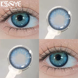 2Pcs New product  Color Contact Lenses Blue purple green lenses Soft Lens EyeBeauty Pupil ﻿