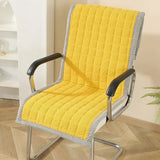 Milk Velvet Integrated Chair Cushion Household Dining Chair Cushion Comfortable Stool Covers for Prolonged Sitting in The Office
