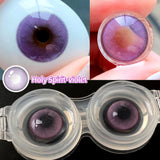 2pcs/pair Beauty Purple Contact Lenses for Eyes Myopia Colored Contact Lenses Natural Blue Lens Fashion Cosplay Pupils