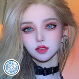 1 Pair White Black Block Eyes Cosplay Contacts Lenses for Coser Anime Colored Lenses Small Pupil Natural Cosmetic Lens