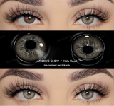 0~-6.00 Myopia Lenses 1 Pair Colored Contact Lenses with Degree Natural Eye Contact Prescription Lens Fashion Lenses