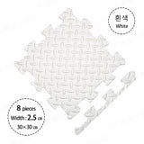 2.5CM Thick Solid Color Baby Game Mat Carpet with Puzzle Pieces for Children's Room, Play Areas, and Gym Baby Playmat  Baby Rug