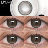 NEW Contact Lens Beauty Blue Lens 14.5mm Big Eyes Color Contact Lenses For Eyes Natual Pupils Cosmetic Lens Makeup Gray