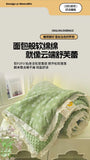 French Style Double-Layer Yarn Bean Quilt Spring and Autumn Warmth Quilt Adult Double Four Seasons Comforter Quilt Lace Ruffles