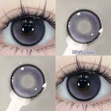 1 Pair Myopia Fashion Lens Prescription Colored Contact Lenses Beauty Pupils Purple Eye Lenses Blue Eye Color Lenses