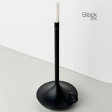 LED Candle Charging Restaurant Bar Lamp Desktop Decoration Atmosphere Touch Night Light Led Desk Lamps Candlelight Table Lamp