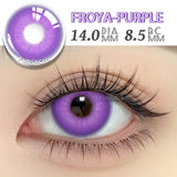 2pcs Halloween Colored Cosplay Contacts Lenses for Eyes Yearly Anime Lens Cosplay Eyes Contacts White Mesh Blind Lens