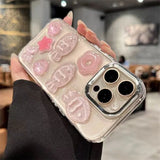 Cute Star Fish Pearl Bow Clear Phone Case For iPhone 16 15 13 14 12 11 Pro Max INS Summer Sea Soft Silicone Glitter Back Cover