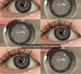 1pair Eyes Contacts Lense Color Contact Lenses Natural Gray Contact Brown Lens Fashion Beauty Makeup Blue EyeLenses
