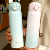 350ml/500ml Fashion Stainless Steel 316 Thermal Flask Portable Long Term Insulation Adult Student Thermal Bottle Travel Tumbler