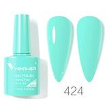 Nail Gel Polish 7.5ml HEMA/TPO FREE Red Sparkle Sequin Gel Nails Beautiful Semi Permanent Soak Off UV LED Gel Polish