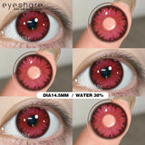New Purple Color Contact Lenses for Eyes Anime Purple Eyes Contacts Lenses Colorful Makeup Eyes Lenses Yearly 2pcs/pair