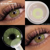1pair Natural Colored Contact Lenses Brown Eye Lenses Gray Makeup Eyes Pupils Lens Yearly Green Beautiful Pupils Yearly
