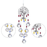Hanging Crystal Lighting Ball Pendant DIY Tree Of Life  Sun Catcher  Prism for Outdoor Home