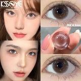2Pcs New product  Color Contact Lenses natural lenses Soft Lens EyeBeauty Pupil ﻿